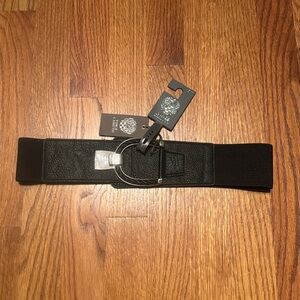NWT Vince Camuto black stretch waist belt